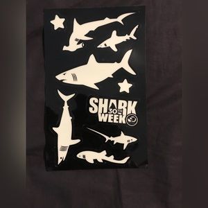 New: Shark Week 30th Anniversary Decals Stickers Discovery Channel